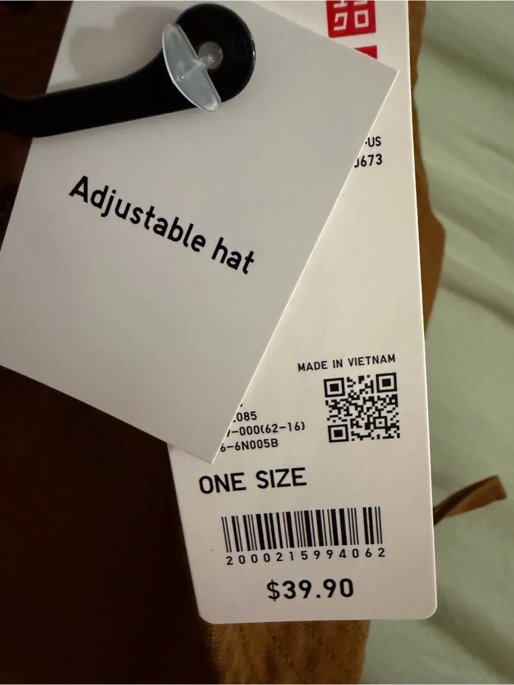 Uniqlo UV Protection Cotton Linen Wide Brim Hat